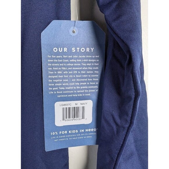 Life is Good Rash Guard Kids Size Medium Long Sleeve UPF Summer Beach Swim NEW - Picture 3 of 7